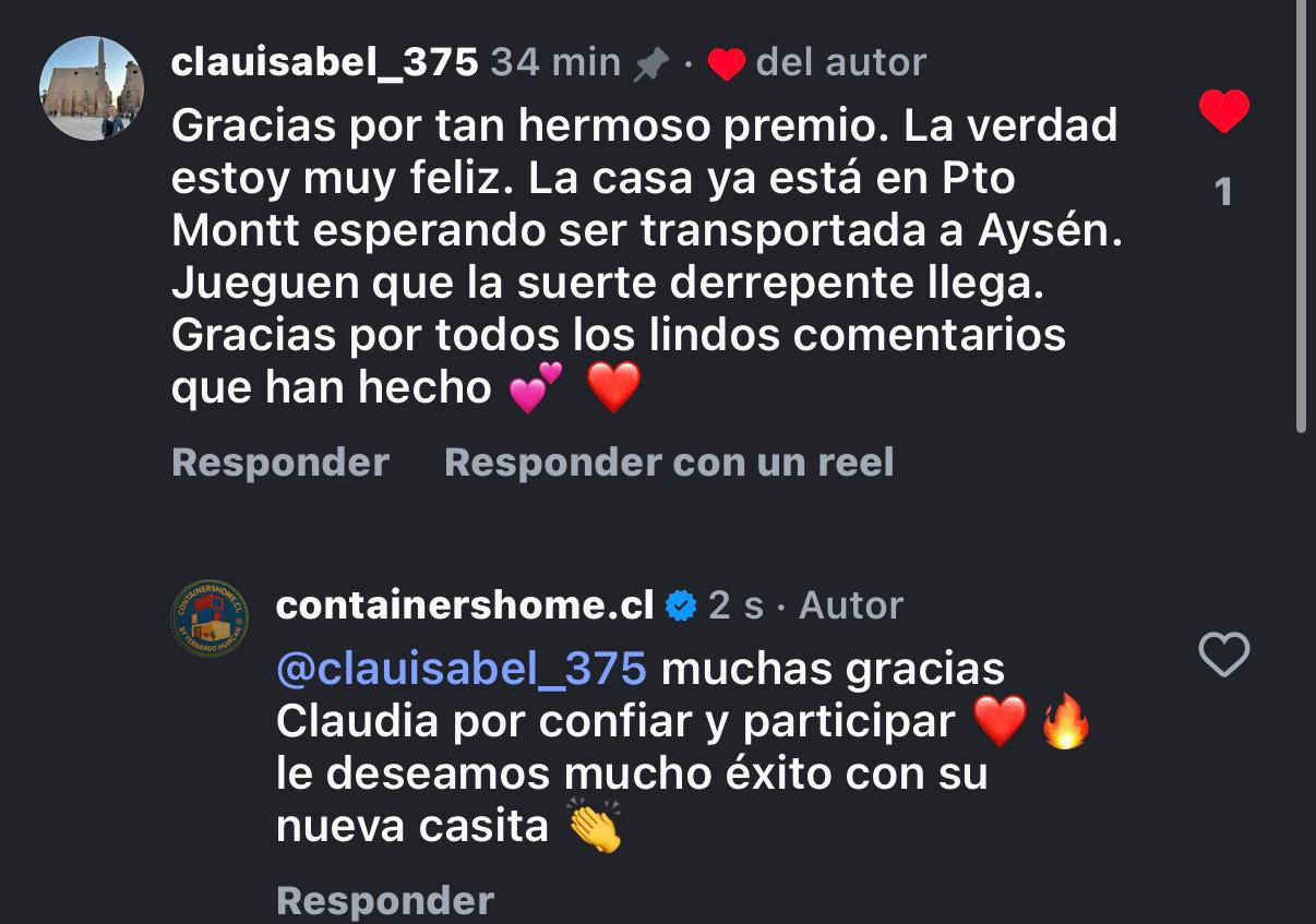 Tercera Ganadora